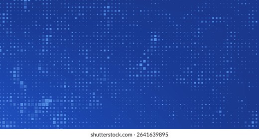 Blue tech finance background abstract pixel element network. Abstract business tech science background