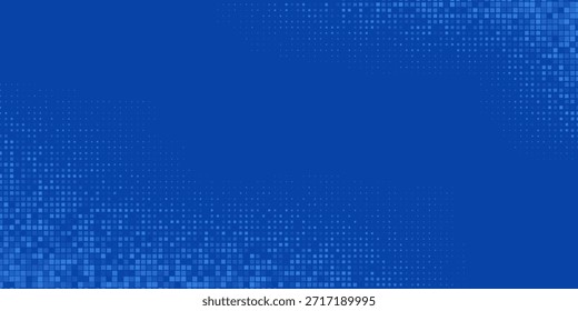 Blue tech finance background abstract pixel element network. Abstract business tech science background