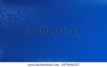 Blue tech finance background abstract pixel element network. Abstract business tech science background