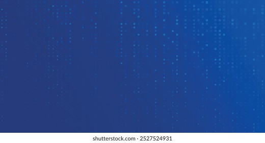 Blue Tech Finance Fintech Hintergrund abstraktes Pixelmuster. Abstrakte Business Tech Science Vektor Stock