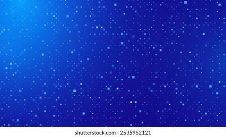 Blue Tech Finance Fintech Fondo Abstractas Patrón de píxeles. Telón de fondo Abstractas del Vector de la Ciencia de la tecnología del negocio.