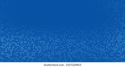 Blue Tech Finanças Finech Fundo Abstract Pixel Pattern. Resumo Business Tech Science Vetor Backdrop.vetor ilustração