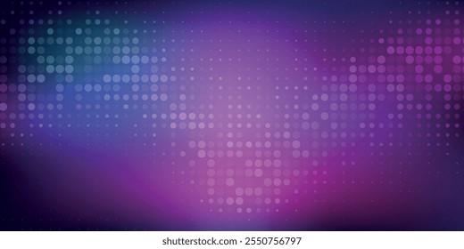 Blue Tech Finance Fintech Background Abstract Pixel Pattern. Abstract Business Tech Science Vector Backdrop.