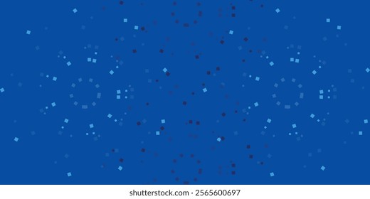 Blue Tech Finance Fintech Background Abstract Pixel Pattern. Abstract Business Tech Science Vector Backdrop.
