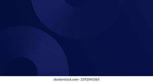 Blue Tech Finance Fintech Background Abstract Cricle Pattern. Abstract Business Tech Science Modern Abstract