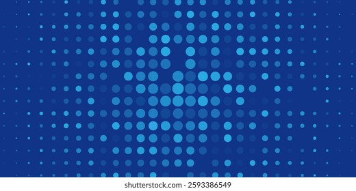 Blue Tech Finance Fintech Background Abstract Pixel Pattern.