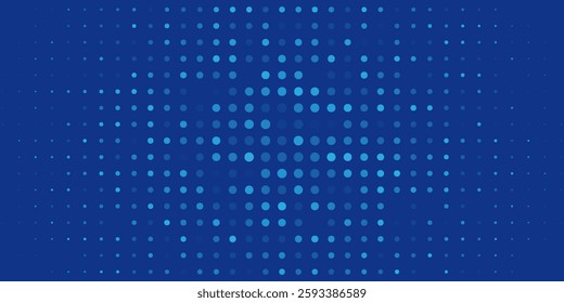 Blue Tech Finance Fintech Background Abstract Pixel Pattern.