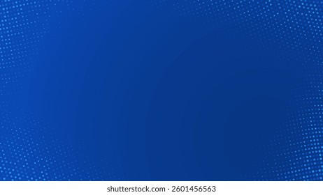 Blue Tech Finance Fintech Background Abstract Pixel Pattern. Abstract Business Tech Science Vector Backdrop. Technology Blue Halftone Background with Abstract Dots – Vector Illustration