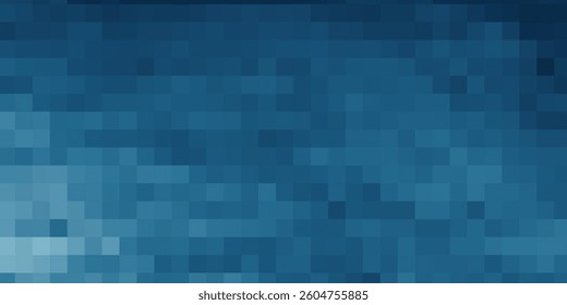Blue Tech Finance Fintech Background Abstract Pixel Pattern. Abstract Business Tech Science Vector Backdrop.