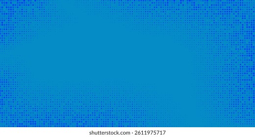 Blue Tech Finance Fintech Background Abstract Pixel Pattern. Abstract Business Tech Science Vector Backdrop.