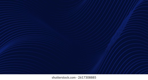 Blue Tech Finance Fintech Background Lines Abstract Hexagon Pattern. Abstract Business Modern Simple Background Abstract