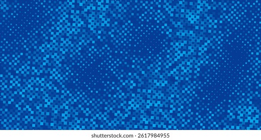 Blue Tech Finance Fintech Background Abstract Pixel Pattern. eps 10