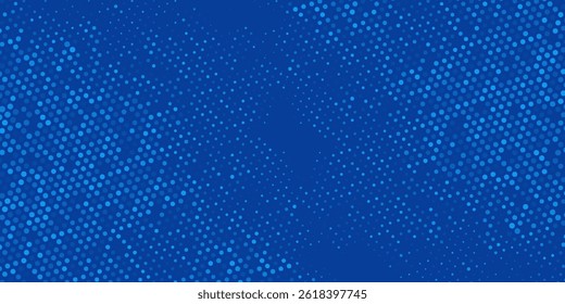 Blue Tech Finance Fintech Background Abstract Pixel Pattern. Abstract Business Tech Science Vector Backdrop.
