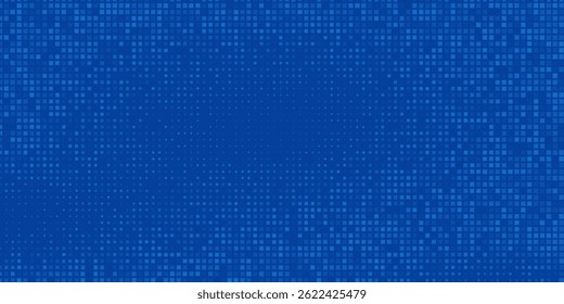 Blue Tech Finance Fintech Fondo Abstractas Patrón de píxeles. Telón de fondo Abstractas del Vector de la Ciencia de la tecnología del negocio.