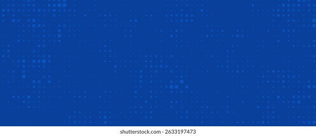Blue Tech Finance Fintech Background Abstract Pixel Pattern. Abstract Business Tech Science Vector Illustration