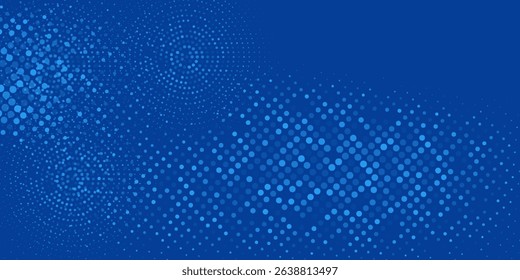 Blue Tech Finance Fintech Background Abstract Pixel Pattern. Abstract Business simple Backdrop.