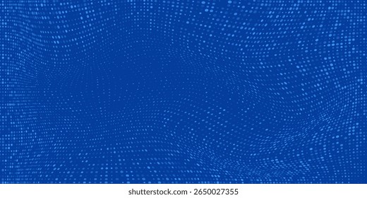Blue Tech Finance Fintech Background Abstract Pixel Pattern.