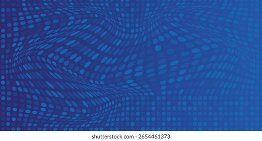 Blue Tech Finance Fintech Fondo Abstractas Patrón de píxeles. Ilustración de Vector de Ciencia de tecnología empresarial Abstractas