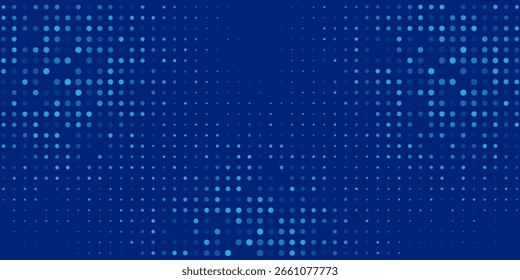  Blue Tech Finance Fintech Hintergrund abstraktes Pixelmuster. Abstrakte Wirtschaftstechnik Wissenschaft moderne Kunst