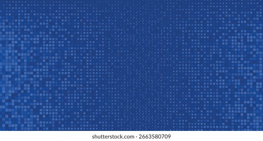 Blue Tech Finance Fintech Background Abstract Pixel Pattern. vector ilustration.