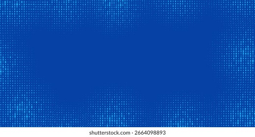 Blue Tech Finance Fintech Background Abstract Pixel Pattern. Abstract Business Tech Science Vector Backdrop.