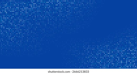 Blue Tech Finanças Fintech Fundo abstrato Pixel padrão simples