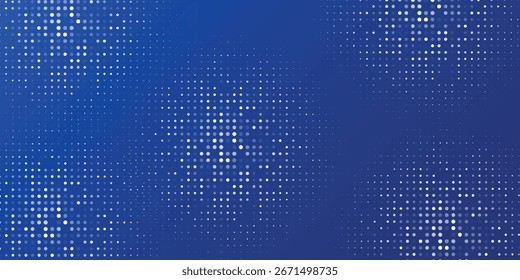Blue Tech Finance Fintech Fondo Abstractas Patrón de píxeles. Fondo Abstractas del Vector de la Ciencia de la tecnología del negocio. medio tono grunge. mejor moderno