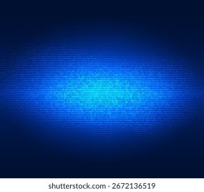 Blue Tech Finance Fintech Background Abstract Pixel Pattern. Abstract Business Tech Science Vector Backdrop.