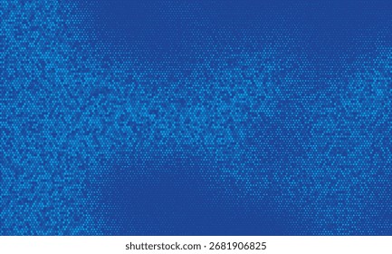 Blue Tech Finance Fintech Hintergrund abstraktes Pixelmuster. Abstrakter Vektor für Wirtschaftstechnologie