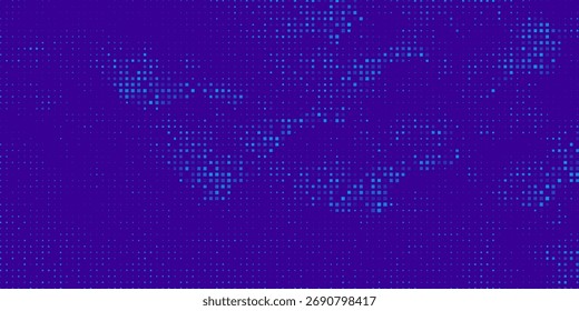 Blue Tech Finance Fintech Fondo Abstractas Patrón de píxeles. Ciencia Abstractas De Tecnología Empresarial Eps10