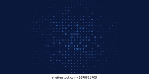 Blue Tech Finance Fintech Hintergrund abstraktes Pixelmuster. Abstrakter Hintergrund für Wirtschaftstechnologie-Vektorgrafiken.