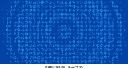 Blue Tech Finance Fintech Fondo Abstractas Patrón de píxeles. Telón de fondo Abstractas del Vector de la Ciencia de la tecnología del negocio.