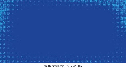 Blue Tech Finance Fintech Fondo Abstractas Patrón de píxeles. Telón de fondo Abstractas del Vector de la Ciencia de la tecnología del negocio.