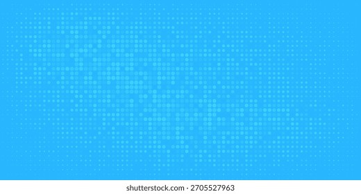 Blue Tech Finance Fintech Background Abstract Pixel Pattern. Abstract Business Tech Science Vector Backdrop.