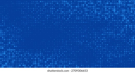 Blue Tech Finance Fintech Hintergrund abstraktes Pixelmuster. Abstrakter Hintergrund für Wirtschaftstechnologie-Vektorgrafiken.
