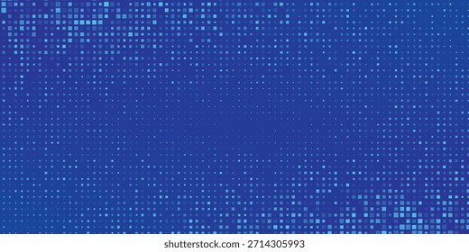 Blue Tech Finance Fintech Fondo Abstractas Patrón de píxeles. Telón de fondo Abstractas del Vector de la Ciencia de la tecnología del negocio.