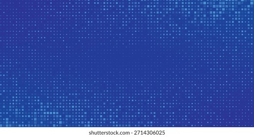 Blue Tech Finance Fintech Fondo Abstractas Patrón de píxeles. Telón de fondo Abstractas del Vector de la Ciencia de la tecnología del negocio.