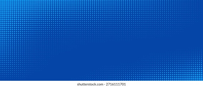 Blue Tech Finance Fintech Background Abstract Pixel Pattern. Abstract Business Tech Science Vector Backdrop.
