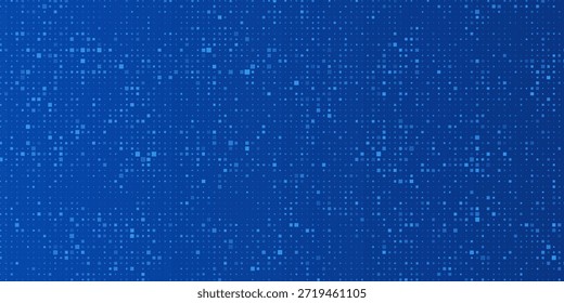 Blue Tech Finanças Finech Fundo Abstract Pixel Pattern. Resumo Business Tech Science Vetor pano de fundo.