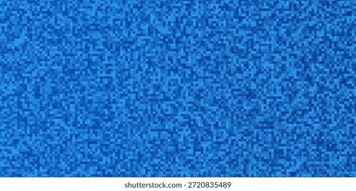 Blue Tech Finance Fintech Background Abstract Pixel Pattern. Abstract Business Tech Science Vector Backdrop.