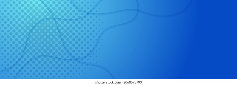 Blue tech futuristic tech web abstract technology banner background with blue white stripes