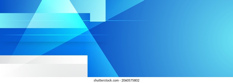 Tecnología azul futurista web web tecnología abstracta fondo de banner con franjas azules blancas