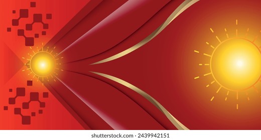 Blue tech geometric background with diagonal lines and shadows. Modern template design for cover, flyer, web and banner.