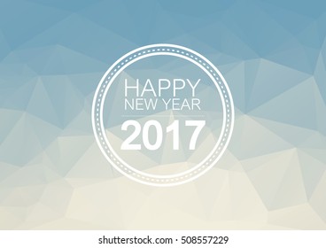 Blue tech geometric polygonal motion background.