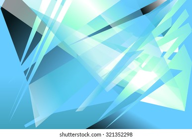 blue tech lines background vector design 