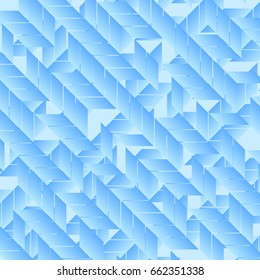 Fondo abstracto geométrico mínimo de tecnología azul. Diseño de vectores
