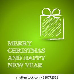blue technical square christmas gifts