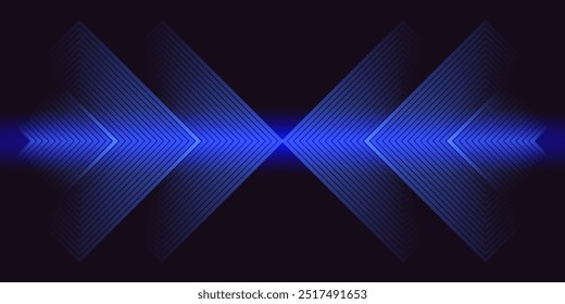 blue techno abstract background overlap layer on dark space with rhombus decoration. Modern graphic design element motion style concept for banner, flyer, card, brochure cover, 