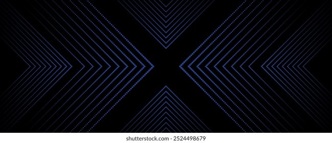blue techno abstract background overlap layer on dark space with glowing dots shape decoration. Modern graphic design element dotted line style concept for banners