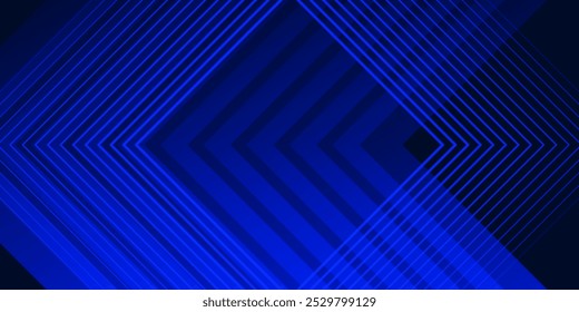 blue techno abstract background overlap layer on dark space with rhombus decoration. Modern graphic design element motion style concept for banner, flyer, card, brochure cover, or landing page